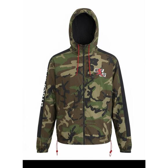 Nike Other - Nike Air Jordan Camouflage Hooded Windbreaker Jacket